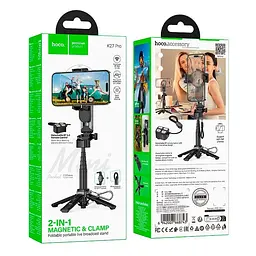 Монопод трипод штатив HOCO K27 Pro Magic mini live broadcast stand (pull clip + magnetic focusing version) - мініатюра 2