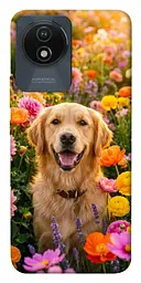 TPU чохол Demsky Flowery labrador для Vivo Y02