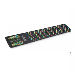 Килимок ортопедичний 4FIZJO 175 x 35 см з каменями для масажу ніг Black (P-5905973403184)