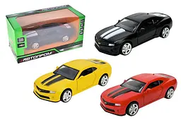 Іграшкова машинка гоночна Chevrolet Camaro SS Автопром металева 10011, кор. 16,5х7х8 см