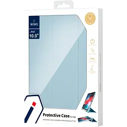 Чохол-книжка WiWU Classic II для Apple iPad Pro 11` (2020-2022)/Air 10.9` (2020-2022)/Air 11` (2024-2026) Light Blue [106822] - мініатюра 5