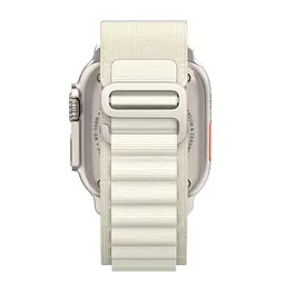 Ремінець для Apple Watch 42 (Series 11-10)/41/40/38, бежевий, Alpine Loop Alpina Band, тканинний поліестеровий ремінець для смарт-годин, дихаючий, для активного відпочинку та спорту, ArmorStandart (ARM64974) - мініатюра 6