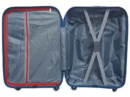 Валіза мала S+ з поліпропілену Milano bag 0305 52л Морська хвиля - мініатюра 4