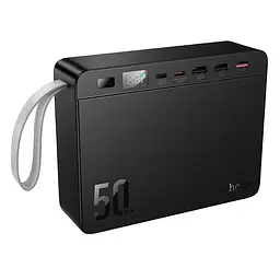 Портативний ЗП Power Bank Hoco J166 Carretera 22.5W+PD20W+lighting 50000 mAh Black
