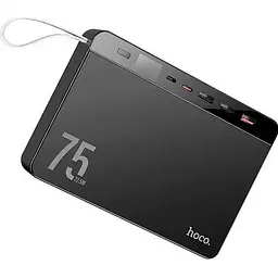 Портативна батарея Hoco J94 Overlord 22.5W PD20W QC LCD 75000 mAh Black - мініатюра 4