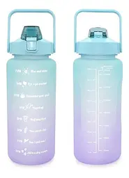 Спортивна пляшка для води BOTTLE gym purple/navy 2 л - мініатюра 2