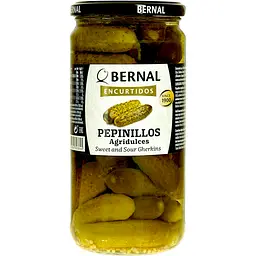 Корнішони Bernal Pepinillos Agridulces кисло-солодкі 685 г