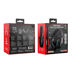 Навушники Onikuma Tri Mode gaming headphones GT826 | BT5.4/2.4G/Type-C, 15/80H, RGB | - мініатюра 2