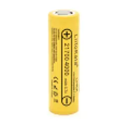 Акумулятор 21700 4000mah (4000-4300mah), 25A, 3.7V (2.5-4.2V), Yellow, PVC BOX Liitokala (Lii-40A / 23385) - мініатюра 2