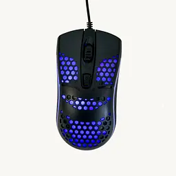 Мишка ігрова провідна чорна геймерська миша з підсвічуванням Optical Mouse LED KW-10 - мініатюра 3