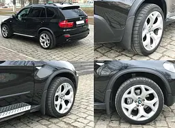 Бризковики для BMW X5 (E70) 2007-2013 Комплект 4 шт (для авто з бічними порогами) - мініатюра 7