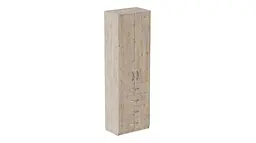 Шафа Анжело Ferrum-decor на 3 полиць з 2 дверима та 4 ящики 1900x600x380 ДСП Дуб Сан-Марино 16 мм (FRD-104990) - мініатюра 3