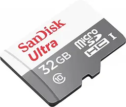 Карта пам'яті SanDisk microSDHC 32GB UHS-I Ultra A1 + SD Adapter (SDSQUNR-032G-GN3MA) [91560] - мініатюра 4
