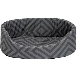 Лежак для собак Пухнастики 44x30x13 см (сіра)
