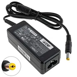 Блок живлення для ноутбука ACER 19V 1.58A 30W 5.5x1.7 мм 3 holes чорний (без кабелю!)