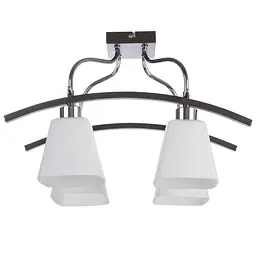Люстра стельова Brille в спальню E14 40W CH (LK-536C/4) - мініатюра 4