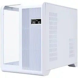 Корпус 1stPlayer RT6, White, без БЖ, Midi Tower, для Micro ATX / Mini ITX, 2xUSB 3.0 / 1xUSB 2.0, макс. CPU - 157 мм / VGA - 330 мм, бічна панель із загартованого скла, цифровий екран - мініатюра 3