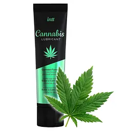 Лубрикант на водній основі Intt Cannabis 100 мл - мініатюра 2