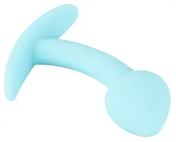 Анальна пробка Cuties Mini Butt Plug 7.1 см (блакитний) - мініатюра 5