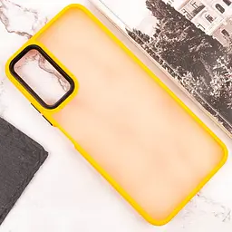 Чохол TPU+PC Lyon Frosted для Realme C55 Orange - мініатюра 3