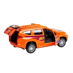 Автомодель Технопарк Mitsubishi Pajero Sport, 1:32, помаранчевий (PAJERO-S-SPORT) - мініатюра 4