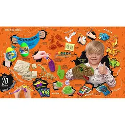 Яйце динозавра, помаранчевий набір для творчості "Dino WOW Box", російською мовою - мініатюра 2