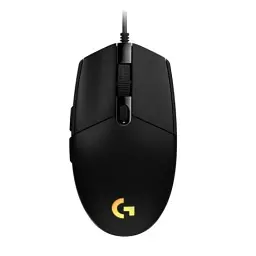 Миша Logitech G102 LIGHTSYNC, Black, USB, оптична, 200-8000 dpi, RGB-підсвічування LIGHTSYNC, 6 програмованих механічних кнопок із пружинним механізмом, 2.1 м (910-005823) - мініатюра 2