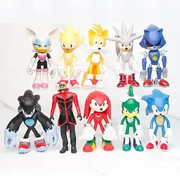 Колекційний набір фігурок іграшки Сонік Бум Sonic the Hedgehog 10 шт - мініатюра 2