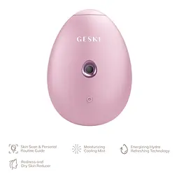 Електронний освіжувач для зволоження обиччя GESKE Facial Hydration Refresher 4 в 1 рожевий - мініатюра 2