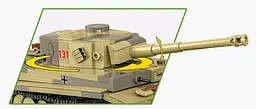 Конструктор дитячий танк PANZER VI TIGER I no. 131 COBI 2734 - мініатюра 5