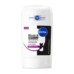 Антиперспірант Nivea Black & White Invisible Authentic 72h Active Protection Anti-Perspirant 50 мл (4006000280820)