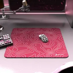 Ігровий килимок Attack Shark CM02 / 40*45 см / Pink Lines - мініатюра 4