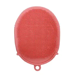 Мочалка-рукавичка для купання Mega Zayka MGZ-0929(Pink) силікон