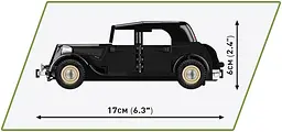 Конструктор COBI автомобіль Citroen 15CV six D 1:35 2267 - мініатюра 3