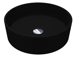 Умивальник Miraggio Bergamo mirastone black Чорний матовий 0002673