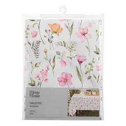 Скатертина Ardesto Spring flowers 140х180см, 100% поліестер, білий (ART08FL)