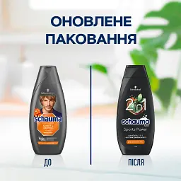 Шампунь для чоловіків Schauma Men Sports Power 2 в 1 з екстрактом евкаліпту для волосся та тіла 400 мл - мініатюра 6
