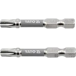 Насадка викруткова Yato Torx T30х50 мм HEX 1/4 покрита нікелем 2 шт. (YT-78035)