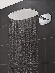 Верхній душ з душовим кронштейном 450 мм, 1 режим струменя Grohe Rainshower 360 Mono 26450LS0, Хром - мініатюра 3