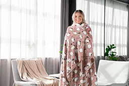 Плед Ardesto Flannel 160х200 см 100% поліестер котики pbe0050435 - мініатюра 5