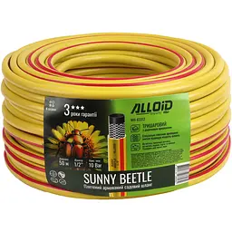 Шланг Alloid Sunny Beetle армований 3-х шаровий 1/2'' 50 м (WH-63312)