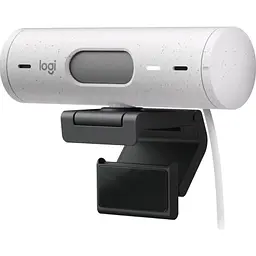 Веб-камера Logitech BRIO 500 Off-White (960-001428) [75521] - мініатюра 2