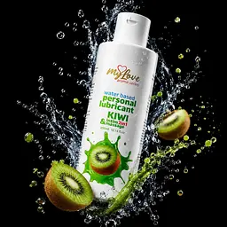 Лубрикант MyLove Aroma Series IntimMassage 2in1 Kiwi, 300 мл - мініатюра 4
