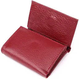 Мініатюрний жіночий гаманець із натуральної шкіри ST Leather 23082 бордовий - мініатюра 5