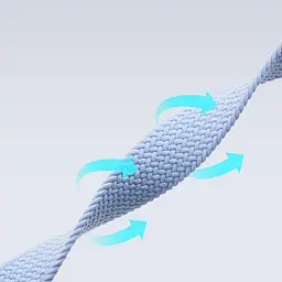 Ремінець Dux Ducis Mixture Ultra для Apple Watch 38/40/41/42mm(ser.10) Light Blue - мініатюра 8