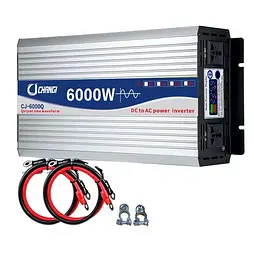 Інвертор перетворювач напруги Changi CJ-6000Q 6000 W 12 V 24 V 48 V DC-AC 220 V чистий синус