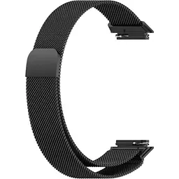Ремінець DK для Huawei Band 7 Metal Milanese Loop Magnetic (black)