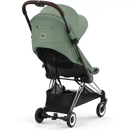 Коляска Cybex Coya Chrome Dark Brown Leaf Green  (522004425) - мініатюра 6