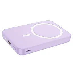 Повербанк для телефона с беспроводной зарядкой фиолетовыйHoco J109 PD20W 5000mAh