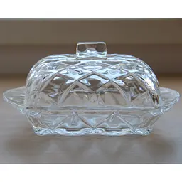 Маслянка скляна Crystal Vega 17х10.5 см в упаковці TB019A (83000019_TB019A) - мініатюра 4